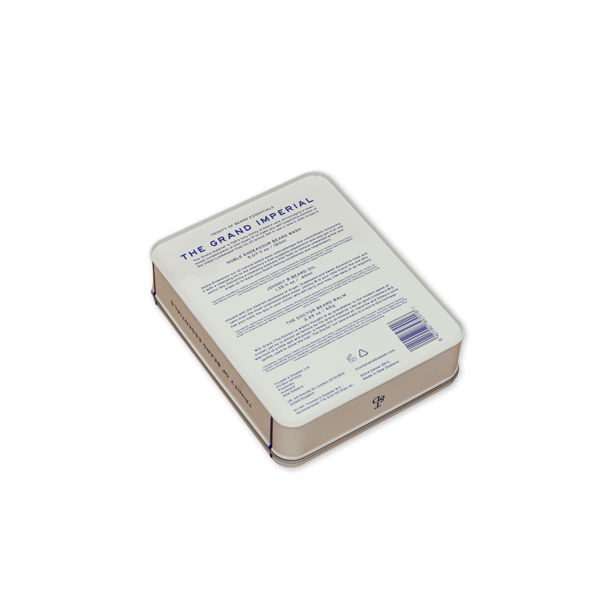 Product packaging with text on a white background